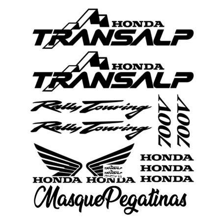 Kit de Pegatinas Honda Transalp 700V