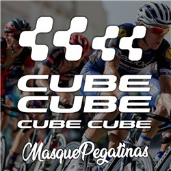 Kit Pegatinas para Cuadro Bicicleta Cube