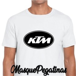 Camiseta Motera Logo Ktm.