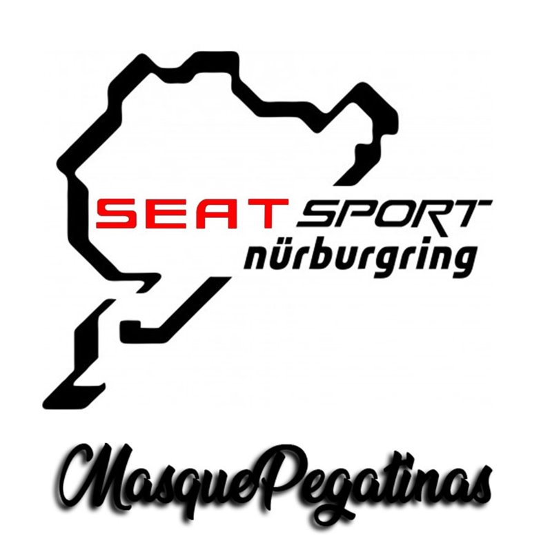 Pegatina Seat Sport Circuito Nurburgring