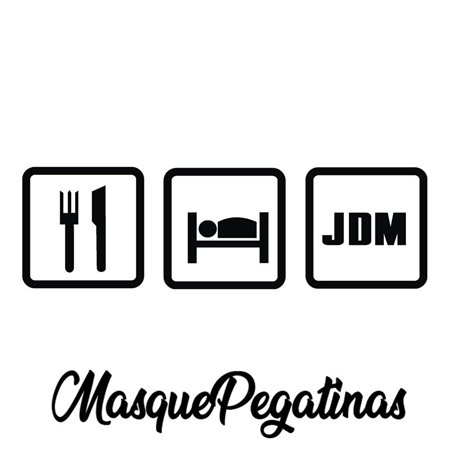 Pegatina Eat Sleep JDM Model.1