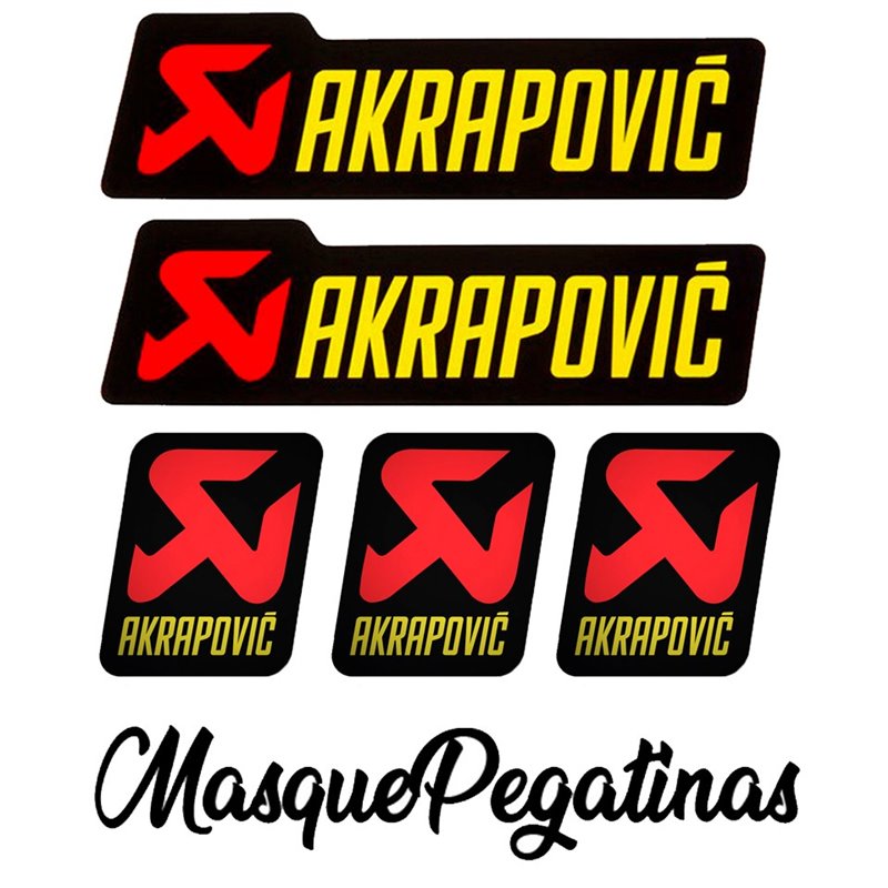 Kit de Pegatinas Akrapovic