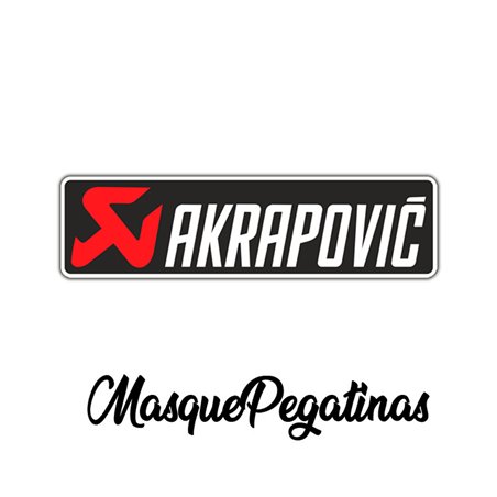 Pegatina Akrapovic Model.2